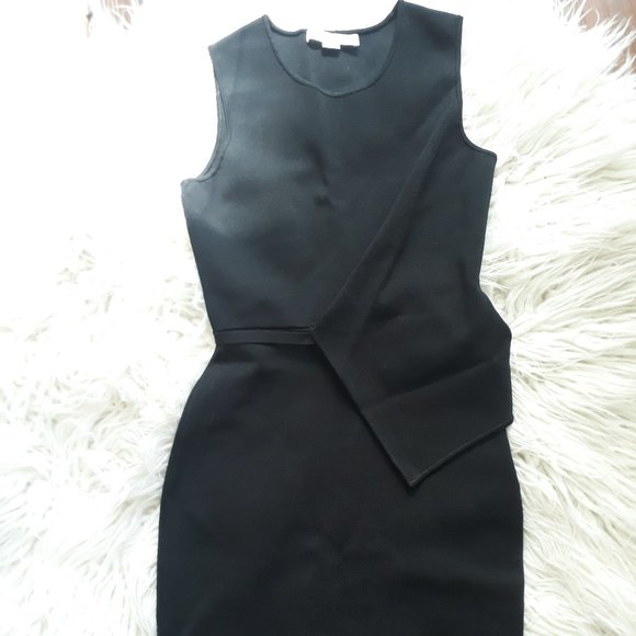 ⛓️ALEXANDER WANG Black XS Asymmetrical Dress - Picture 5 of 6